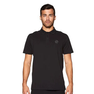 Bertigo Men's Black Rex Patch Polo